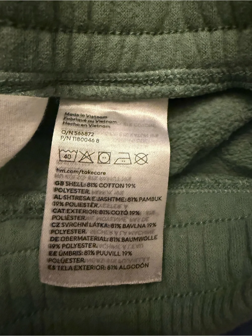 H&M Sage Green 